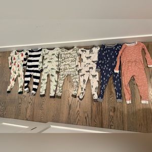 Burt’s Bee’s baby 4T boy lot of pajamas